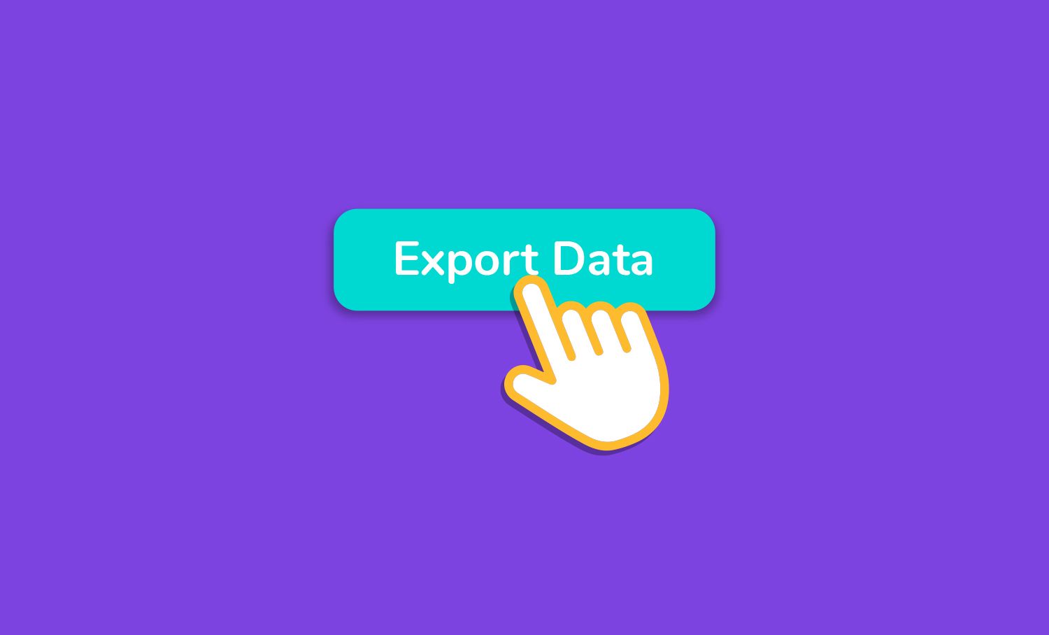 Pointer clicking on an Export Data butto